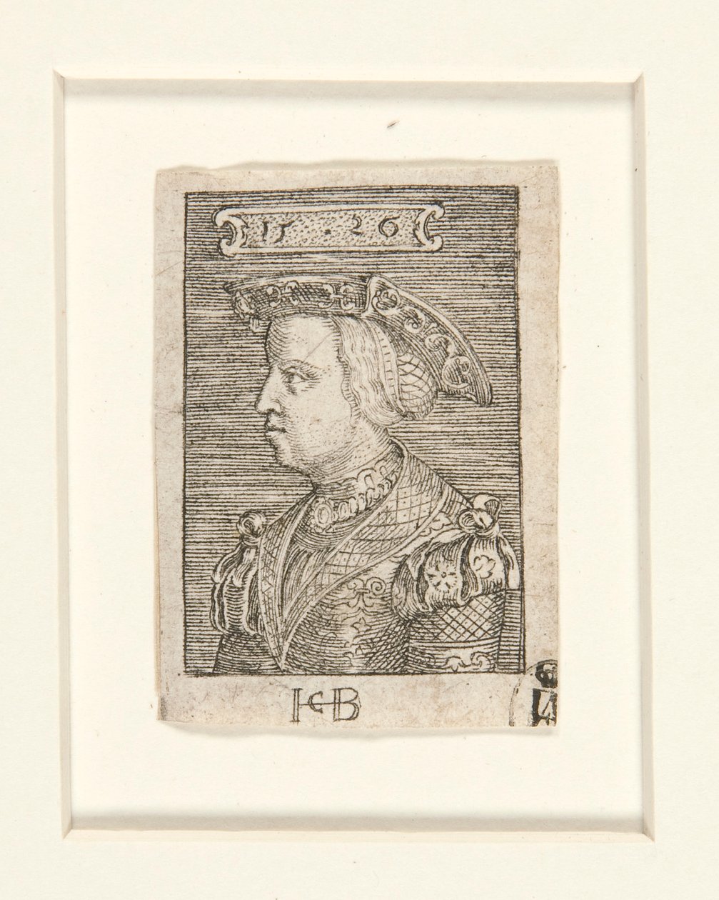 Claude, královna Francie, dcera Ludvíka XII. Francouzského a Anny Bretaňské, manželky Františka I od Jacob Binck