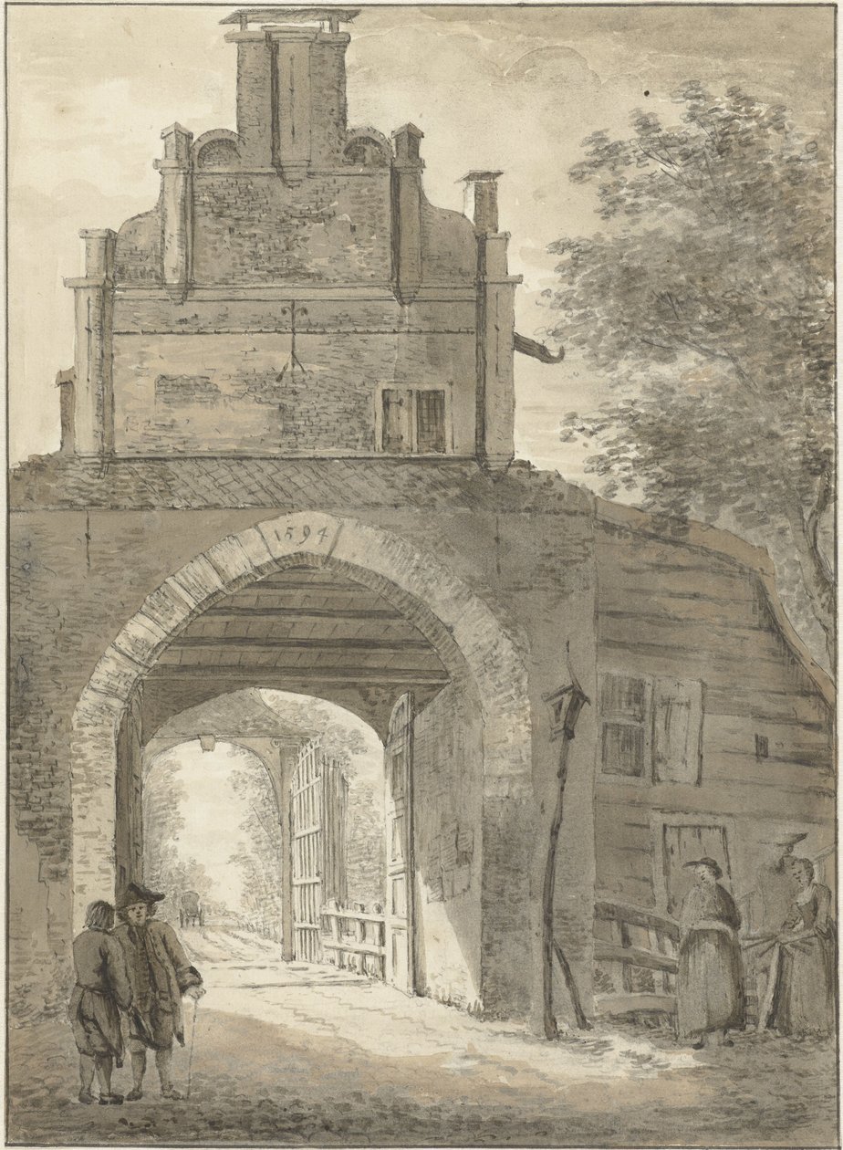 Edammerpoort v Purmerendu od Jacob  Cats
