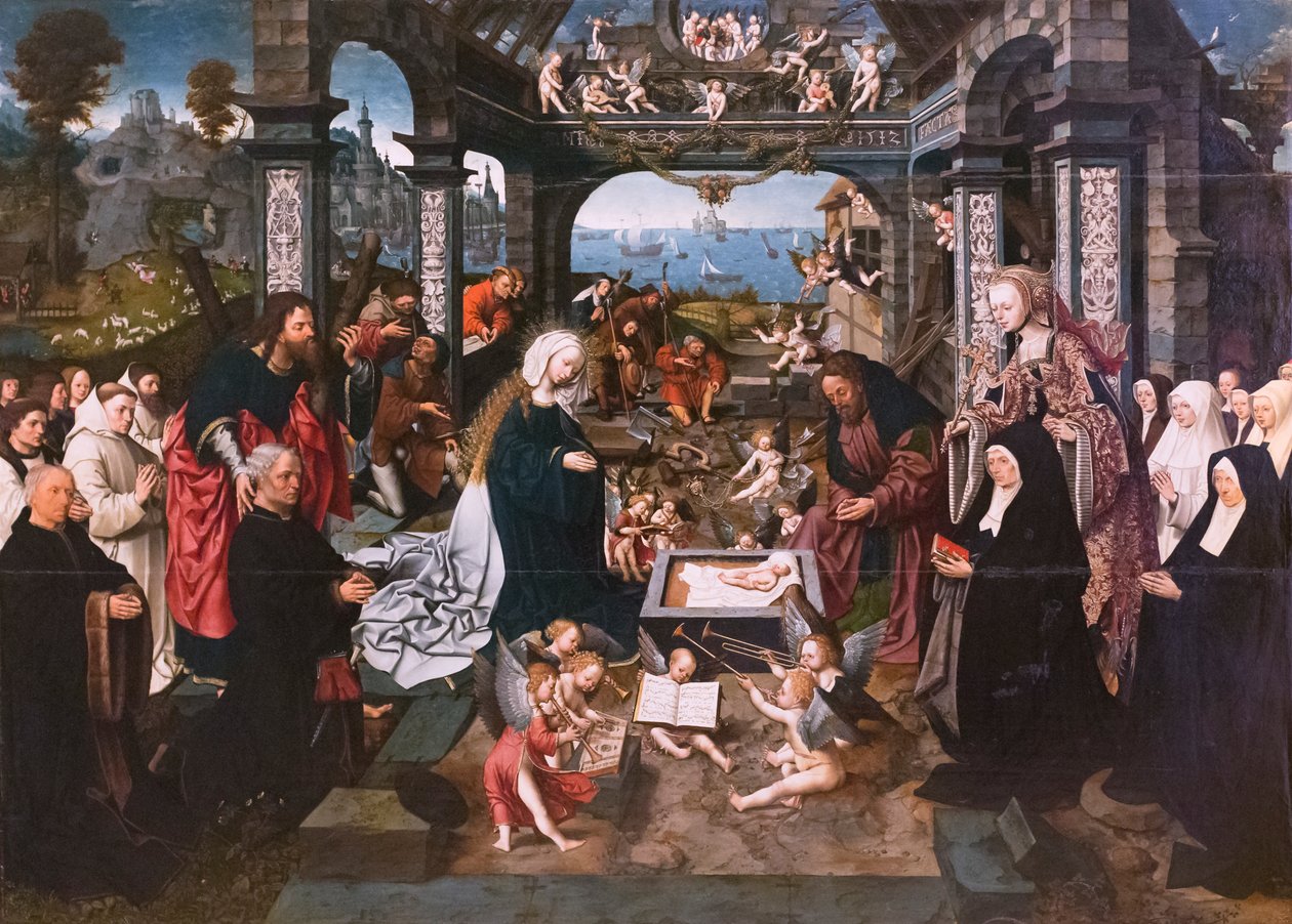 Lapsen palvonta od Jacob Cornelisz van Oostsanen