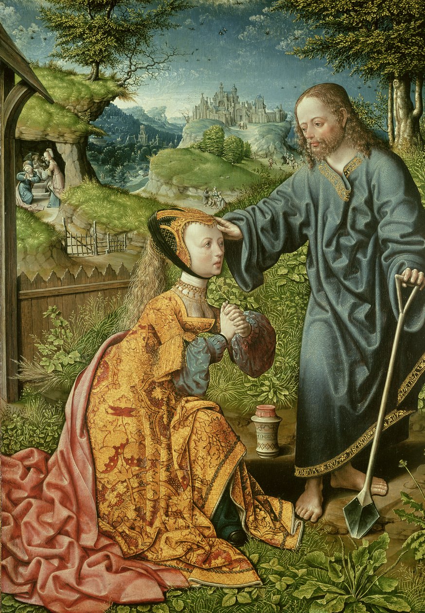 Kristus jako zahradník, 1508 od Jacob Cornelisz van Oostsanen