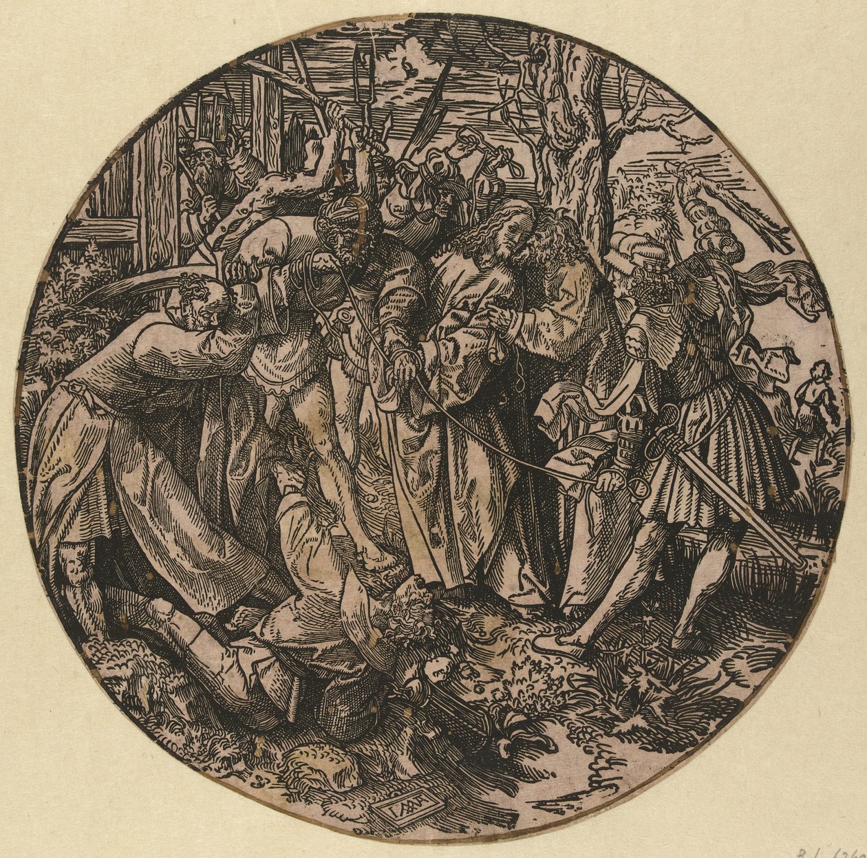 Jidášův polibek The Round Passion (název série) od Jacob Cornelisz van Oostsanen