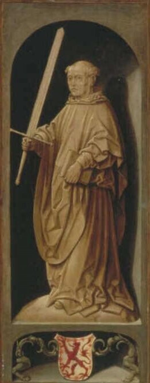 Nizozemsky: Saint Jerome of Noordwijk Saint Jerome of Noordwijk od Jacob Cornelisz van Oostsanen