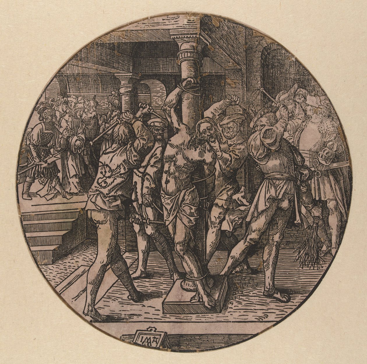 Pohroma Kristova The Round Passion (název série) od Jacob Cornelisz van Oostsanen