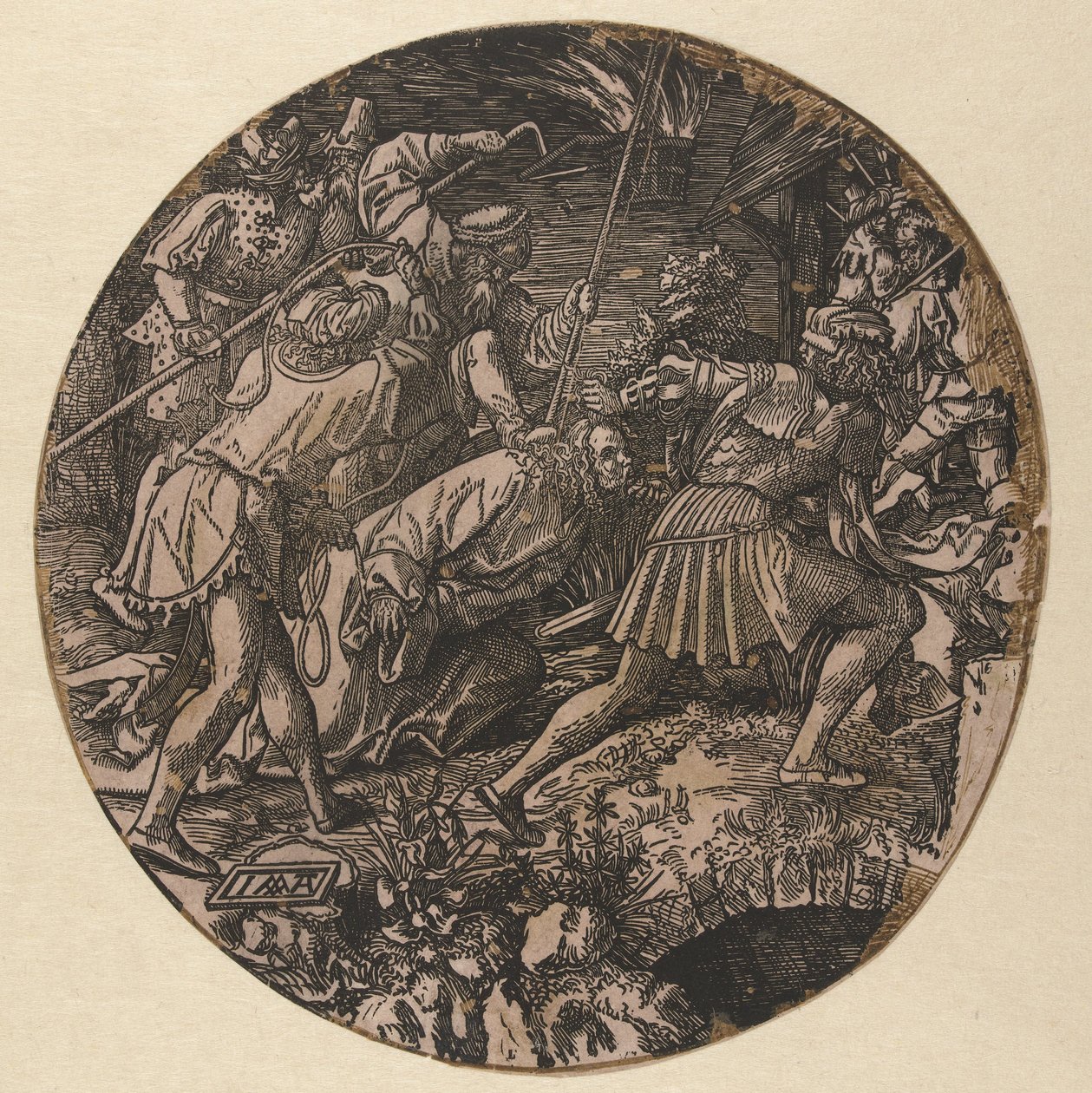 Zajetí Krista The Round Passion (název série) od Jacob Cornelisz van Oostsanen