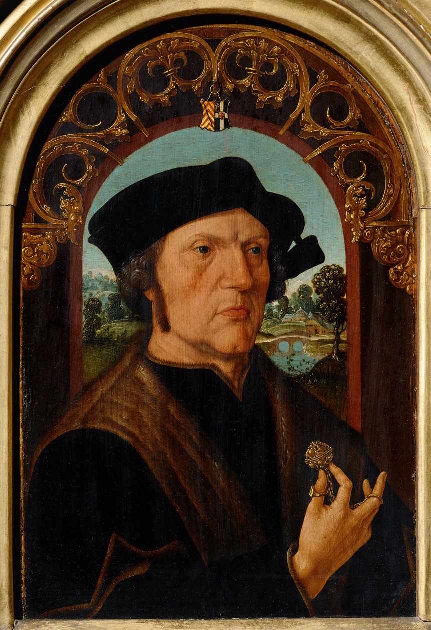 Jan Geritsz van Egmond, Bailli de Nieuwburg ... od Jacob Cornelisz van Oostsanen