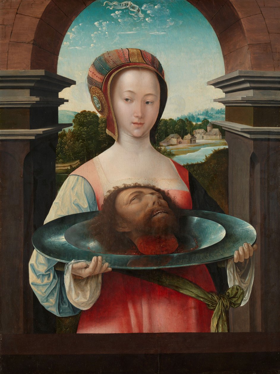 Salome s hlavou Jana Křtitele od Jacob Cornelisz van Oostsanen