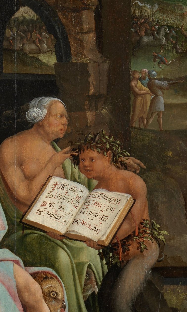 Saul a čarodějnice z Endoru od Jacob Cornelisz van Oostsanen