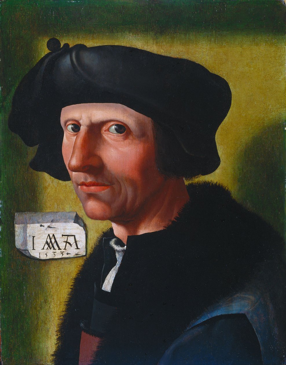 Autoportrét, 1533 od Jacob Cornelisz van Oostsanen