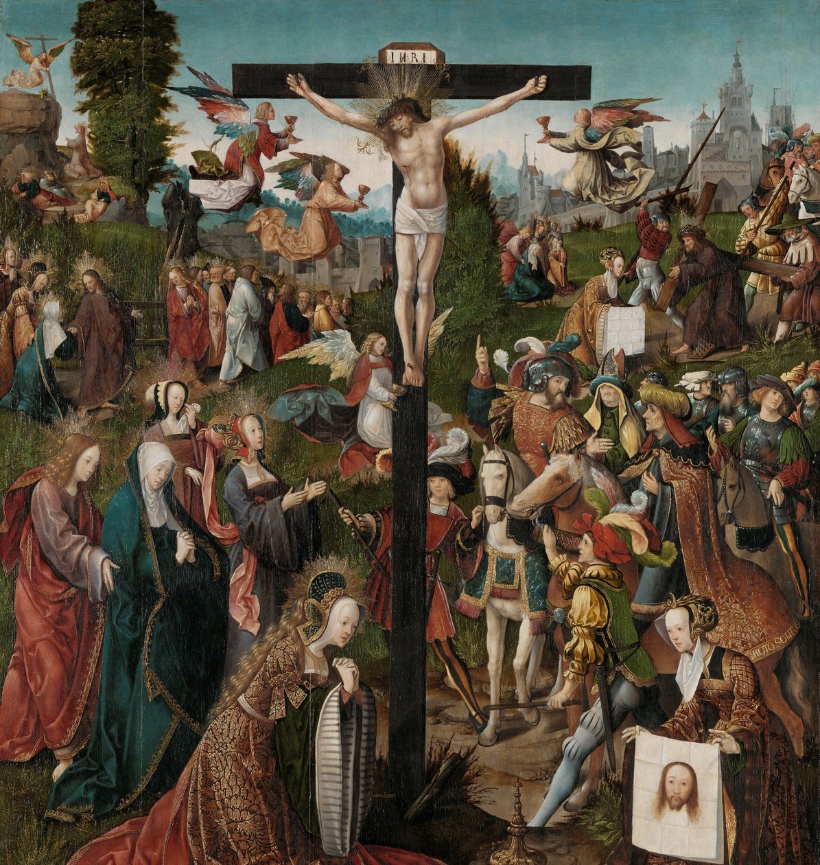 Ukřižování od Jacob Cornelisz van Oostsanen