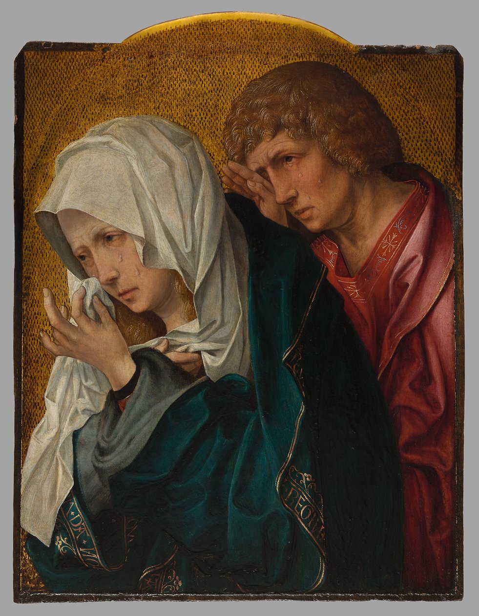 Panna Marie a svatý Jan Evangelista, asi 1520 (olej na desce) od Jacob Cornelisz van Oostsanen