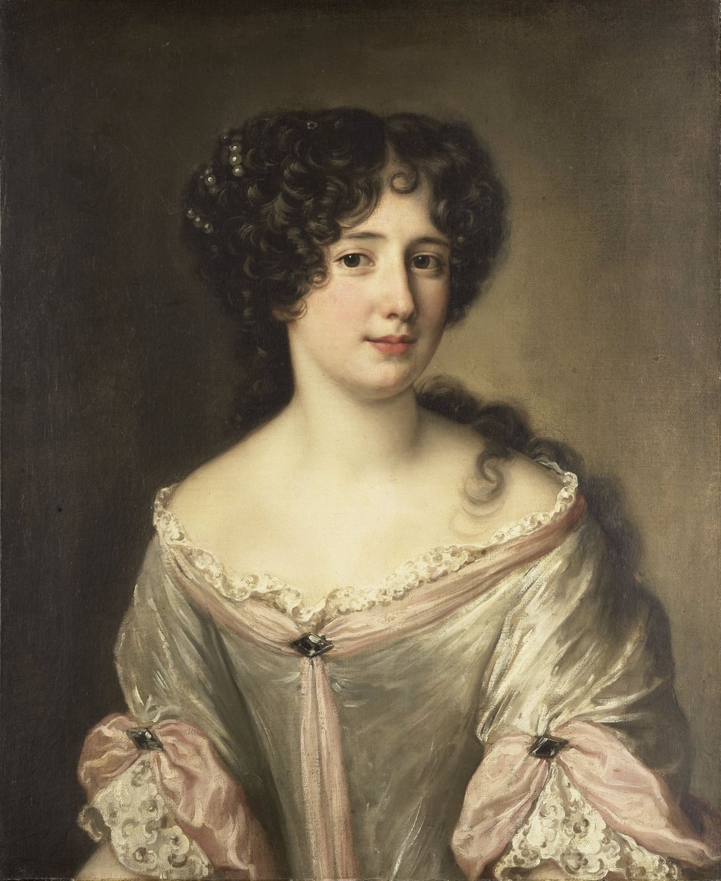 Nizozemština: Portrét vévodkyně Marie Mancini Colonny (1646-1699) Portrét Marie Mancini Colonny (1639-1715) od Jacob Ferdinand Voet