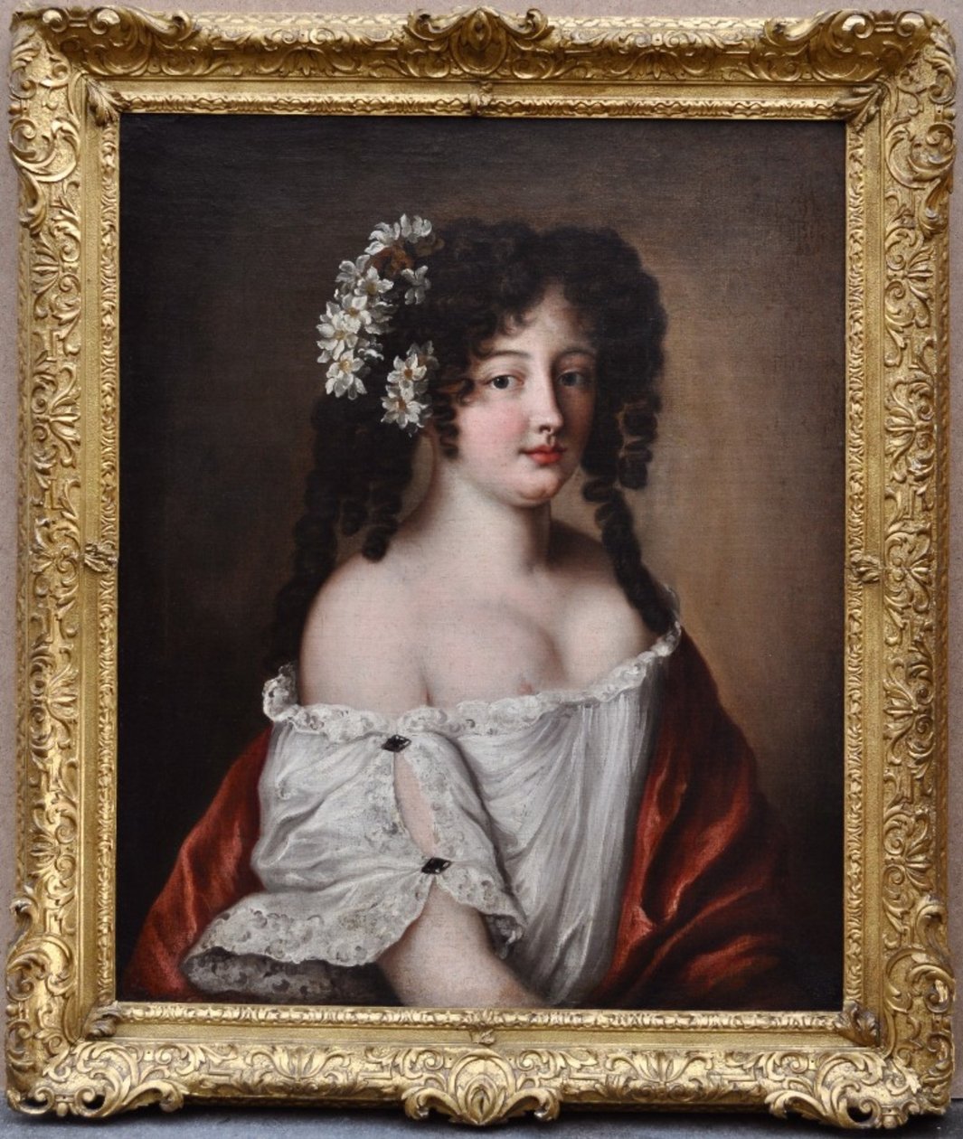 Portrét Diane-Gabrielle Damas de Thianges Manciniové od Jacob Ferdinand Voet