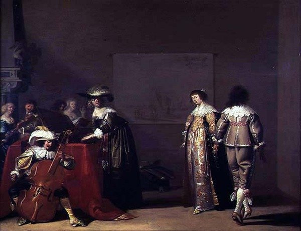 Hudební večírek od Jacob Fransz van der Merck