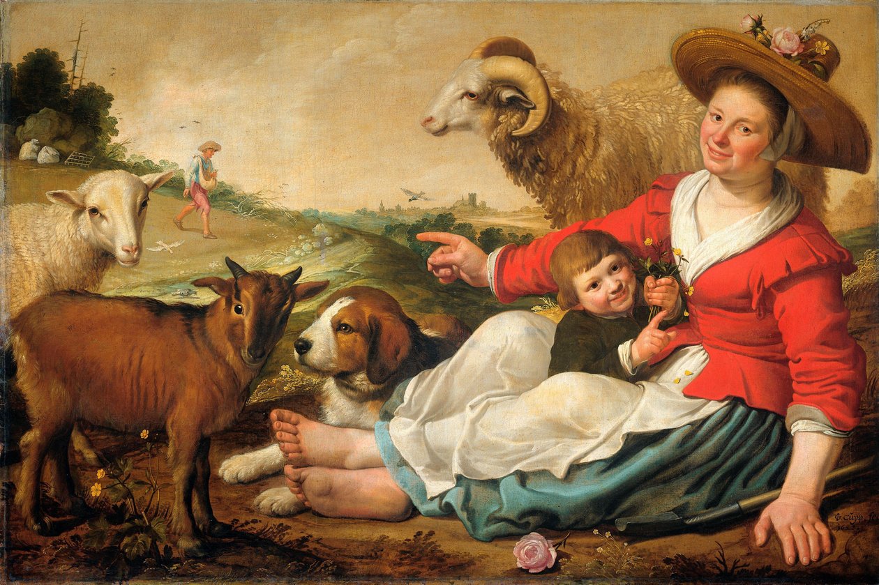 Pastýřka od Jacob Gerritsz Cuyp