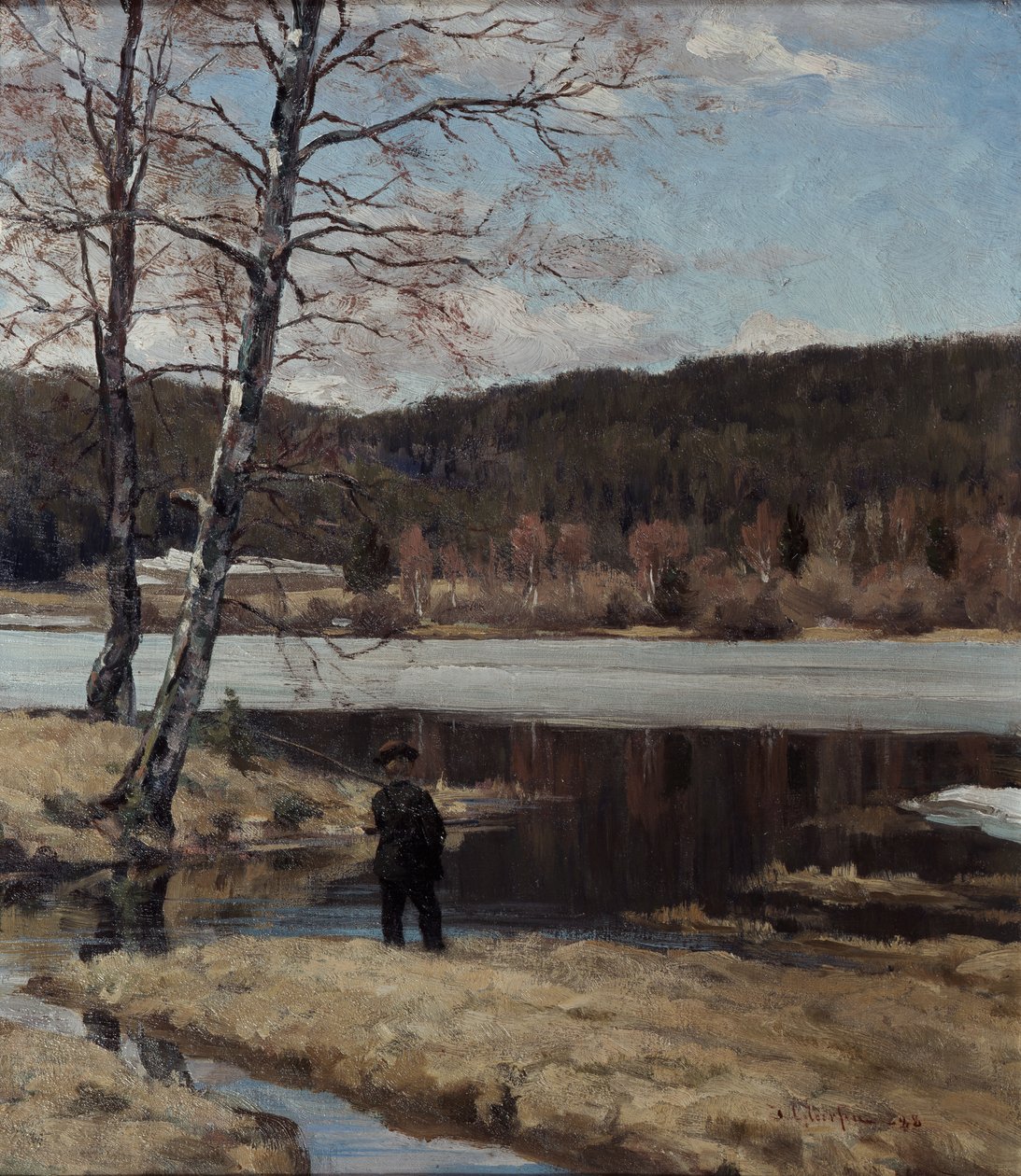 Říční rybář od Jacob Gloersen
