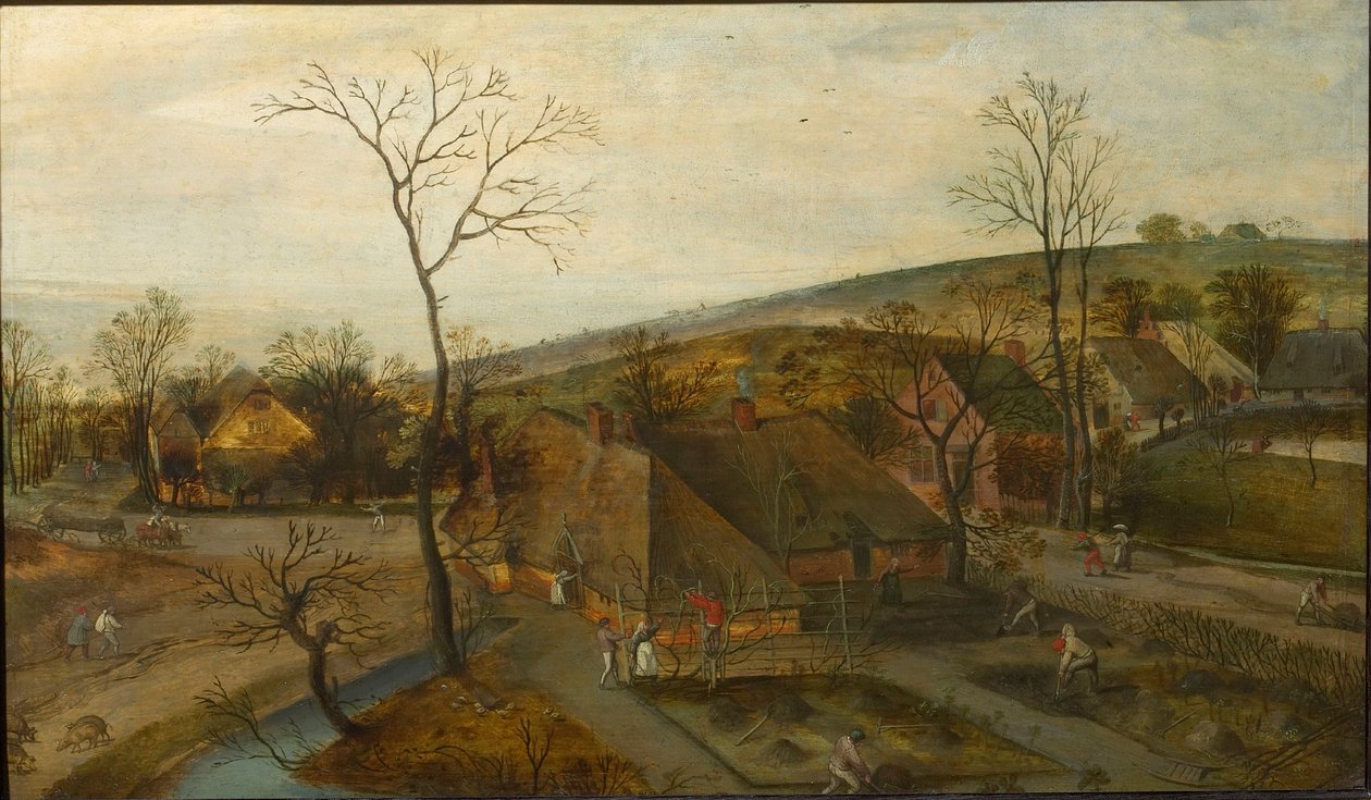 Čtvero ročních období: Jaro, 1577. od Jacob Grimmer