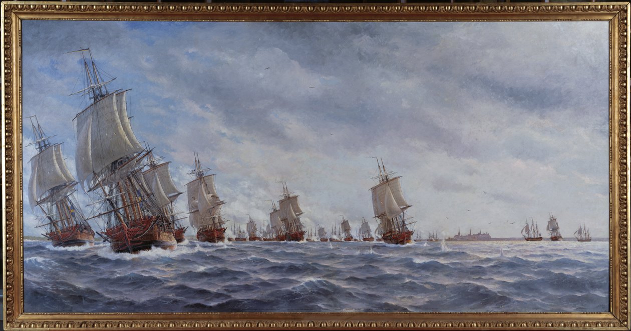 Námořní bitva u Revalu dne 13. května 1790. od Jacob Hagg