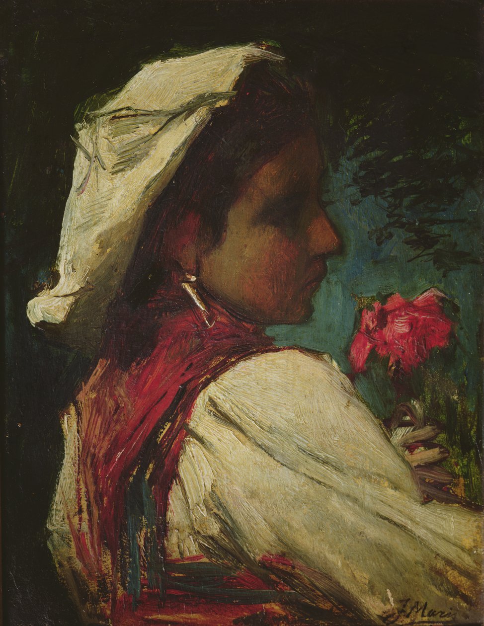 Italská dívka, kolem roku 1866 od Jacob Henricus or Hendricus Maris