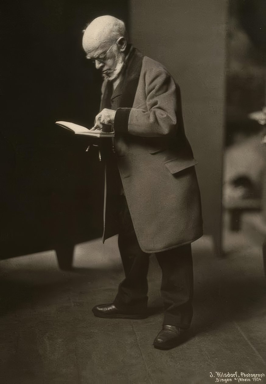 Menzelova kresba / foto 1904 od Jacob Hilsdorf
