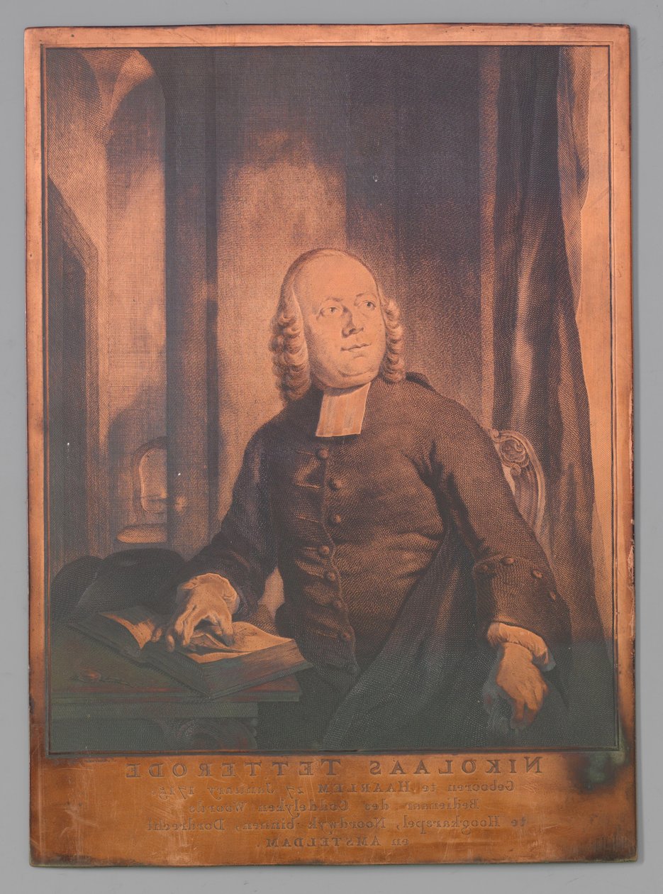 Portrét Mikuláše z Tetterode od Jacob Houbraken (signed by artist)