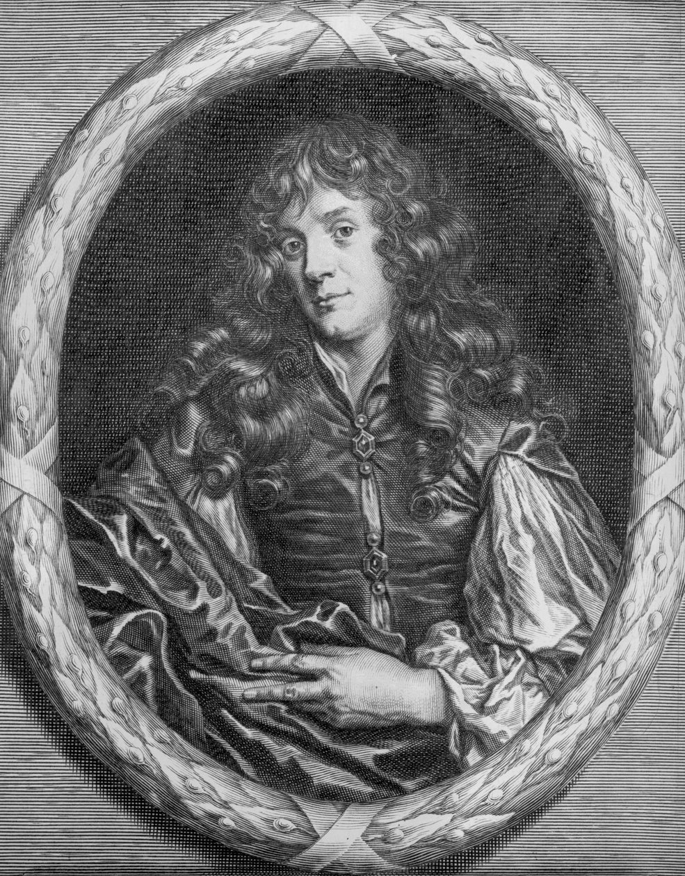 Alexander Browne, rytý Pieter de Jode (mezzotinta) od Jacob Huysmans