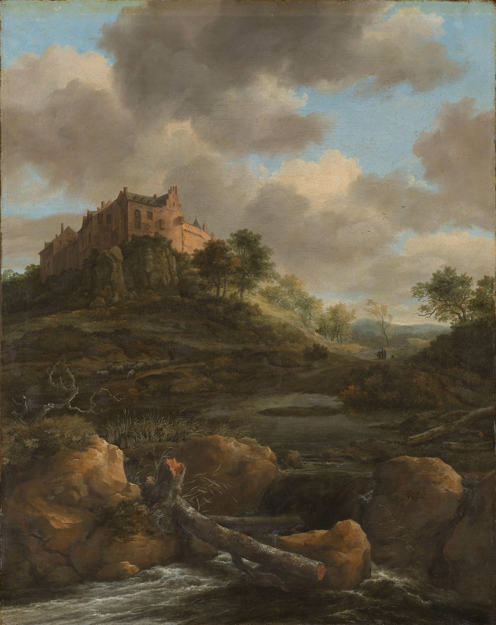 Hrad Bentheim od Jacob van Ruisdael