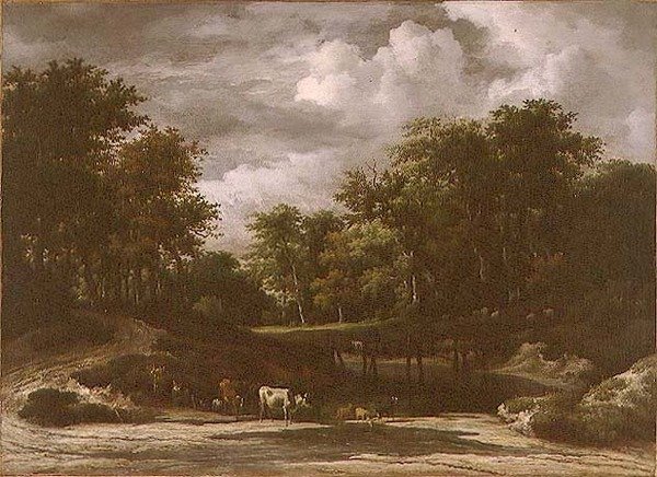 Lesní krajina (olej na plátně) od Jacob van Ruisdael