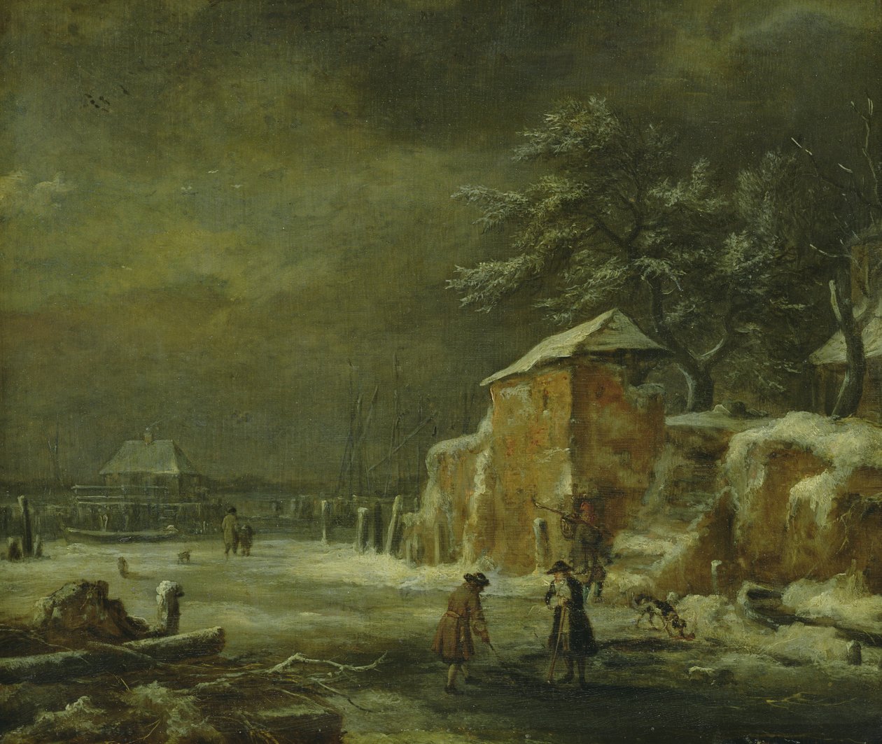 Zimní krajina od Jacob van Ruisdael