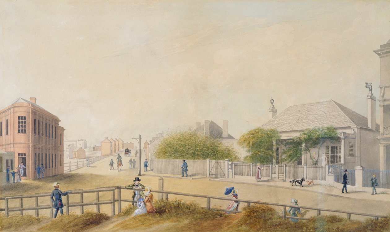 Oxford Street, Sydney, 1847 od Jacob Janssen