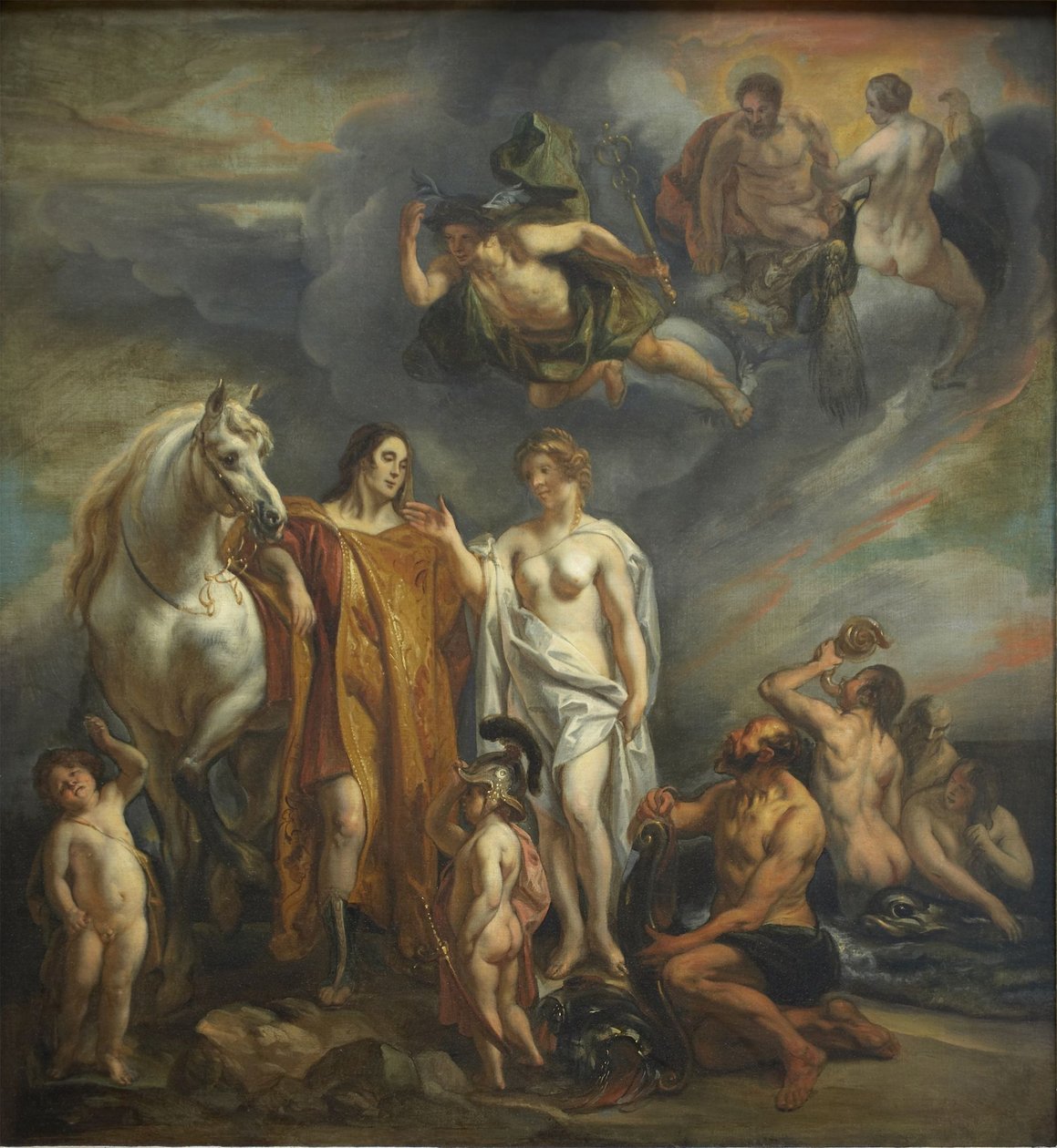 Aeneas podporovaný bohy od Jacob Jordaens