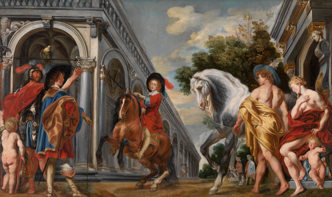 Levade (olej) od Jacob Jordaens