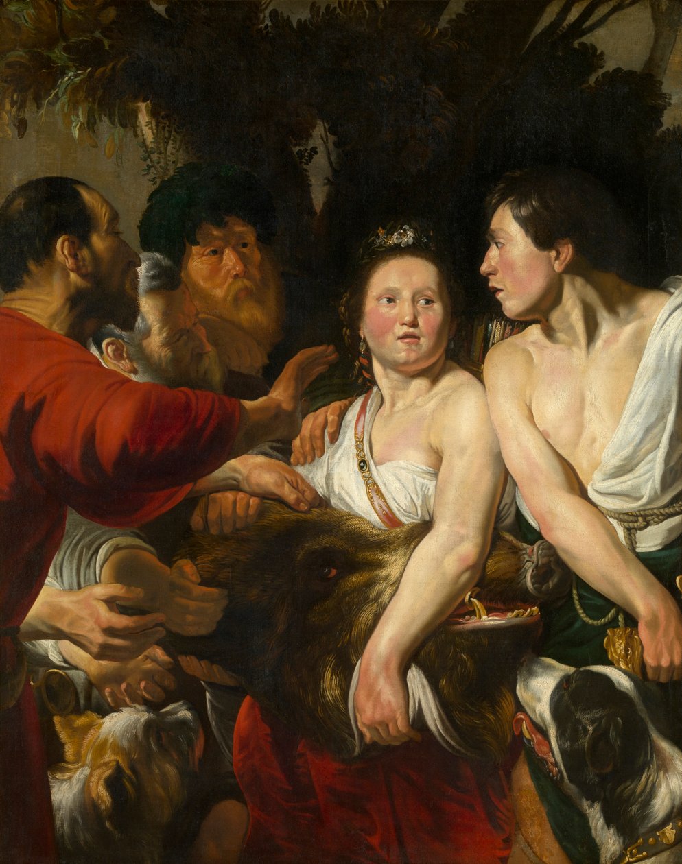 Meleager a Atalante od Jacob Jordaens