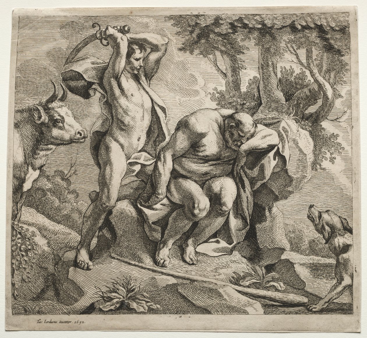 Merkur zabíjející Argus od Jacob Jordaens