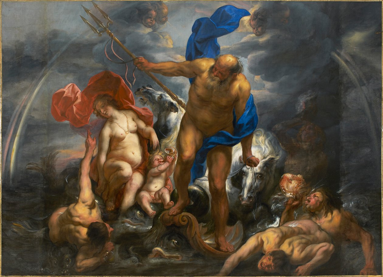 Neptun a Amfitrit, 1644. od Jacob Jordaens
