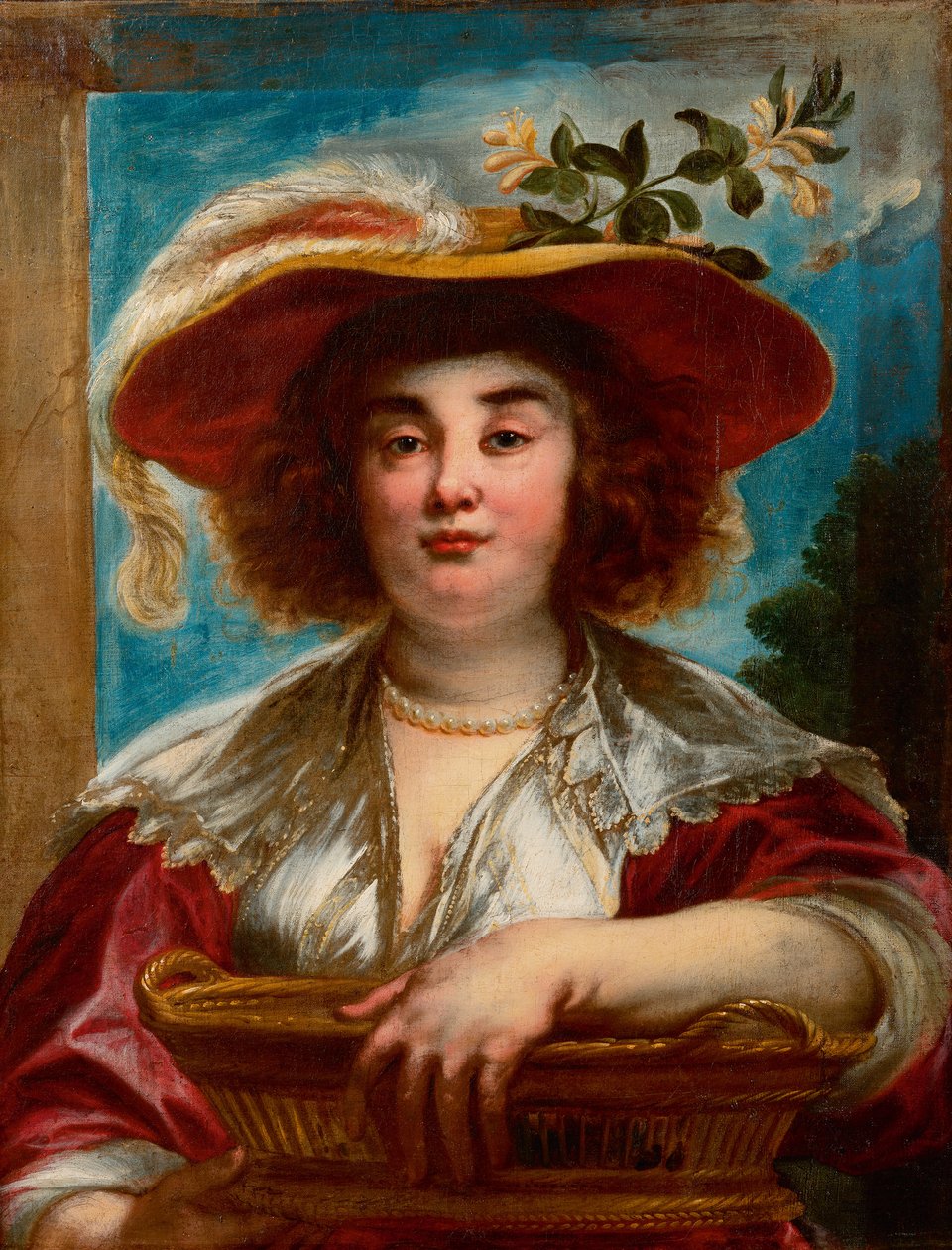 Portrét Elisabeth Jordaensové, umělcovy nejstarší dcery od Jacob Jordaens
