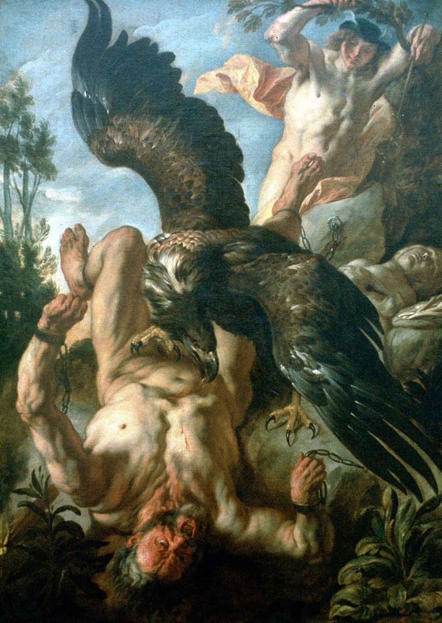 Prometheus Bound, c1640 od Jacob Jordaens