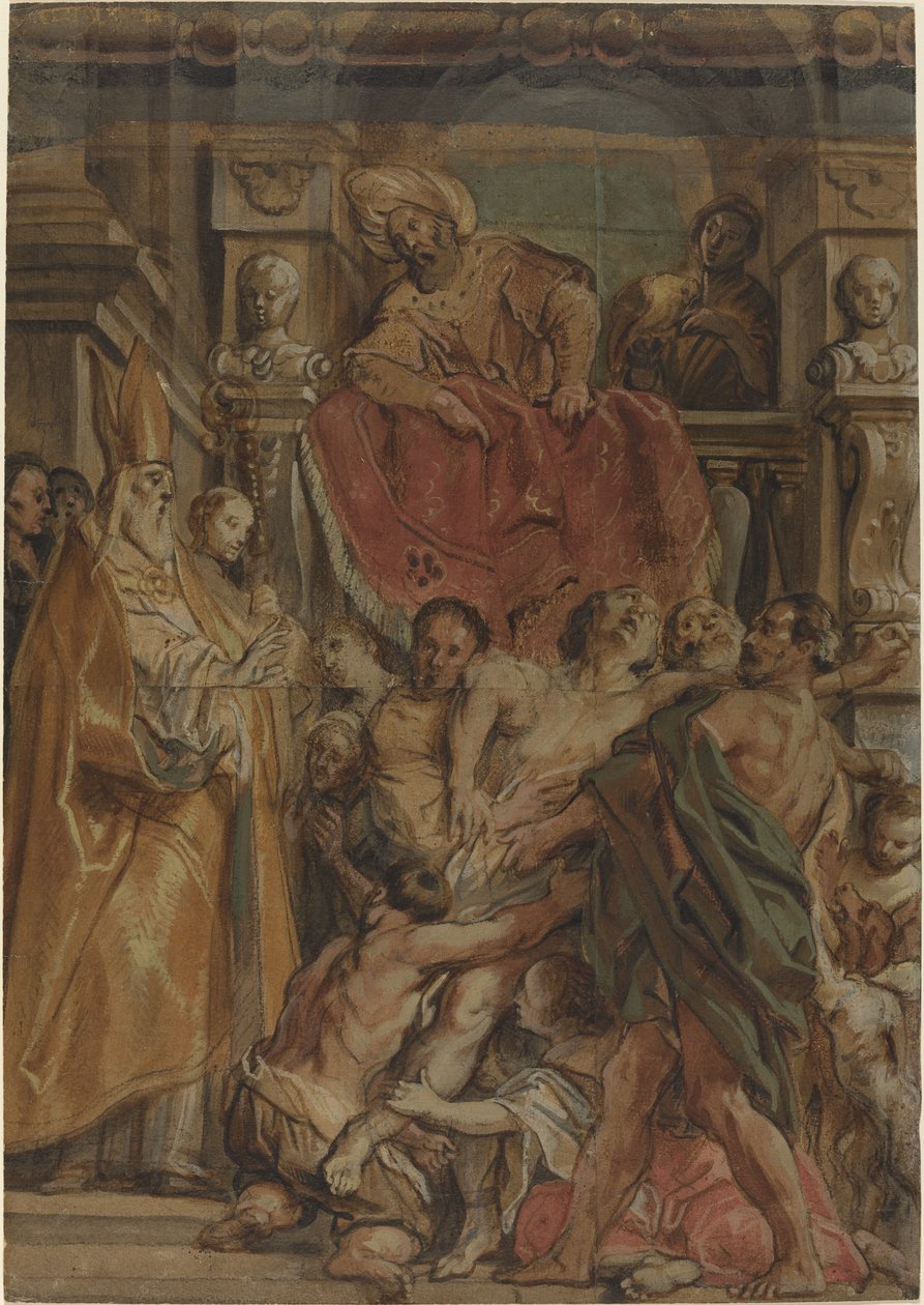 Svatý Martin z Tours Léčení služebníka Tetrodia od Jacob Jordaens