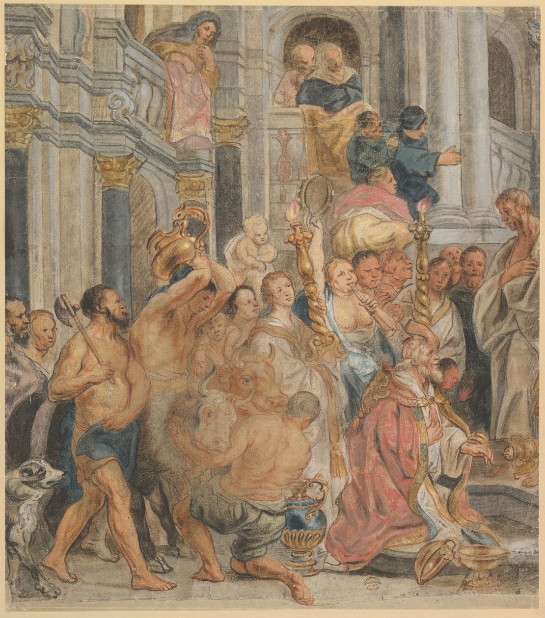 Svatý Pavel v Lystrě od Jacob Jordaens
