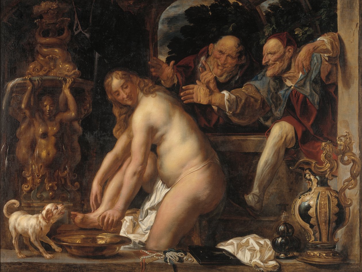 Susanna a starší od Jacob Jordaens