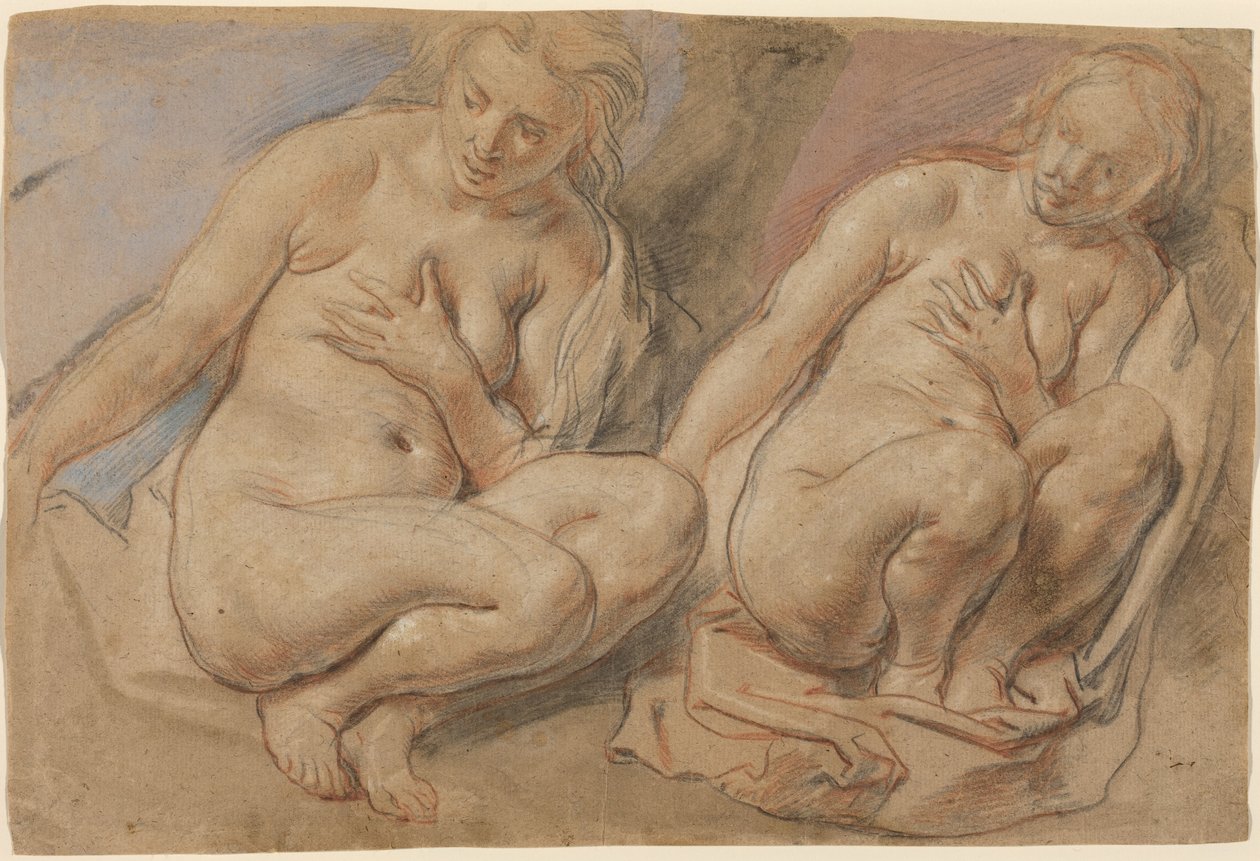 Přikrčená Zuzana od Jacob Jordaens