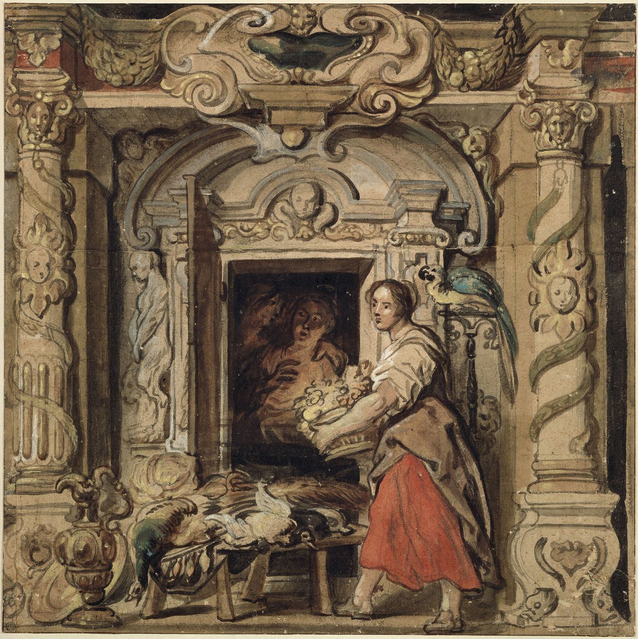 Scény ze života na venkově od Jacob Jordaens