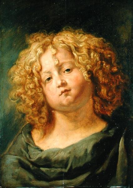 Kudrnatá dívka od Jacob Jordaens
