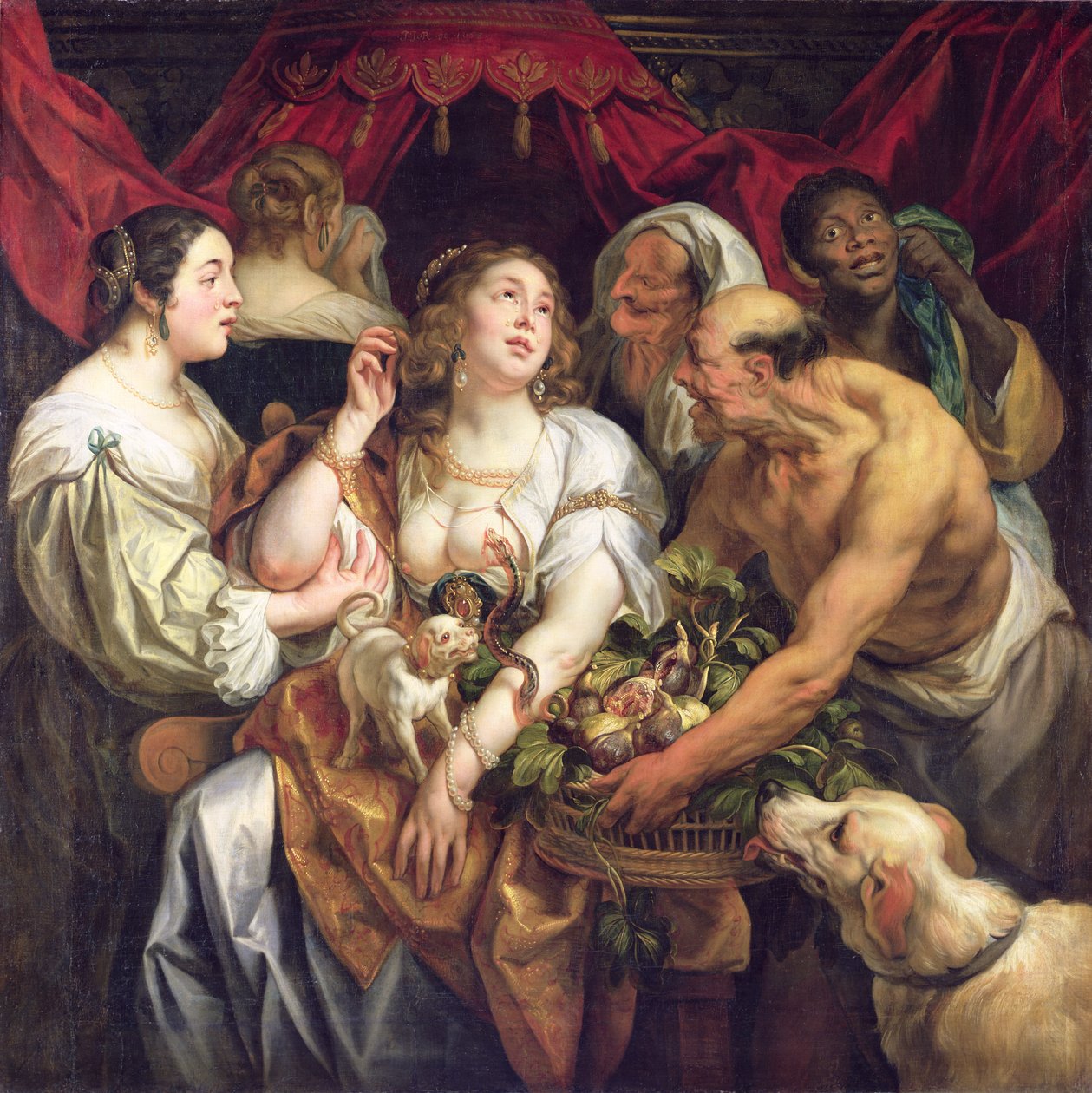 Smrt Kleopatry (69-30 př.nl) od Jacob Jordaens