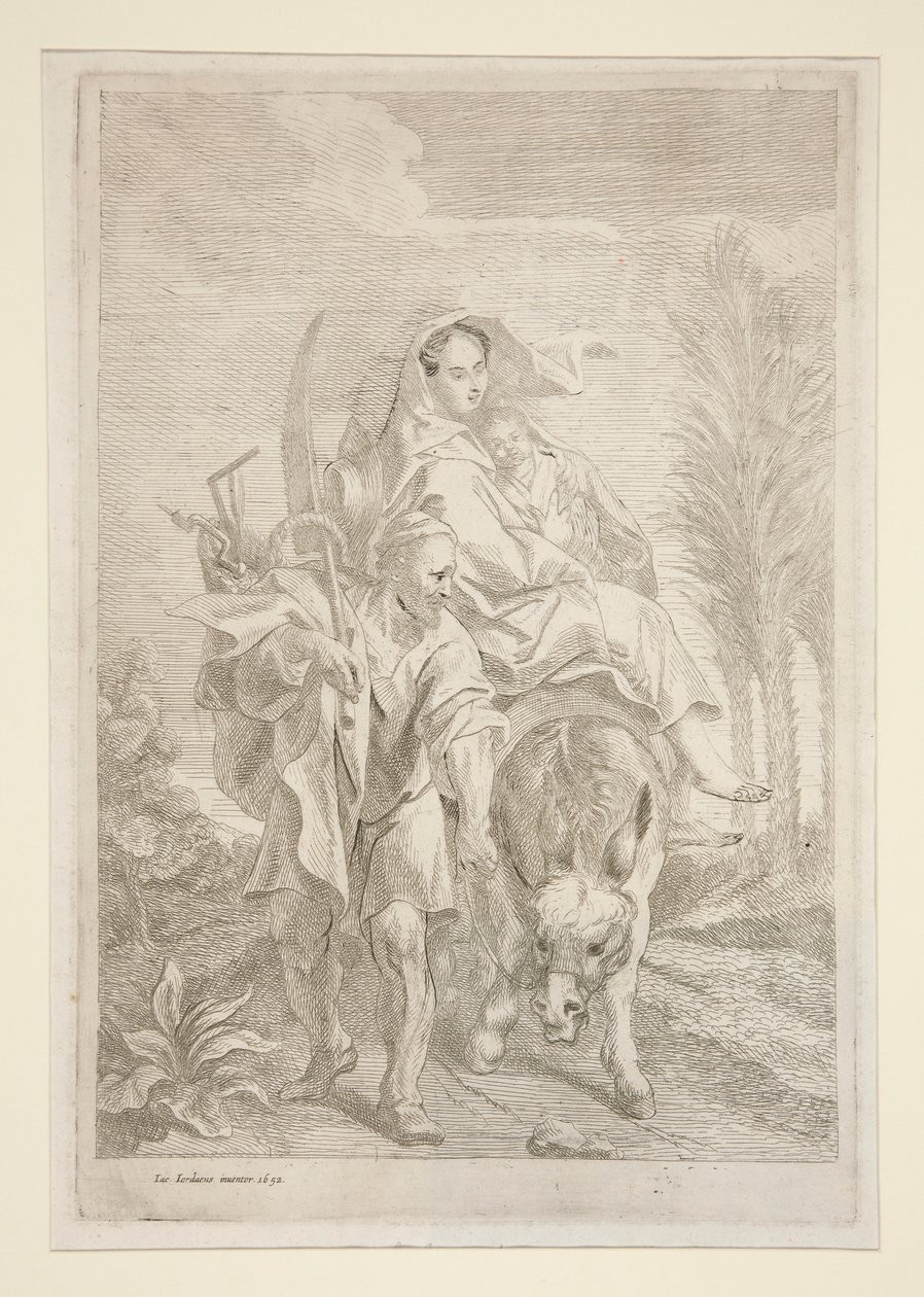 Útěk do Egypta od Jacob Jordaens