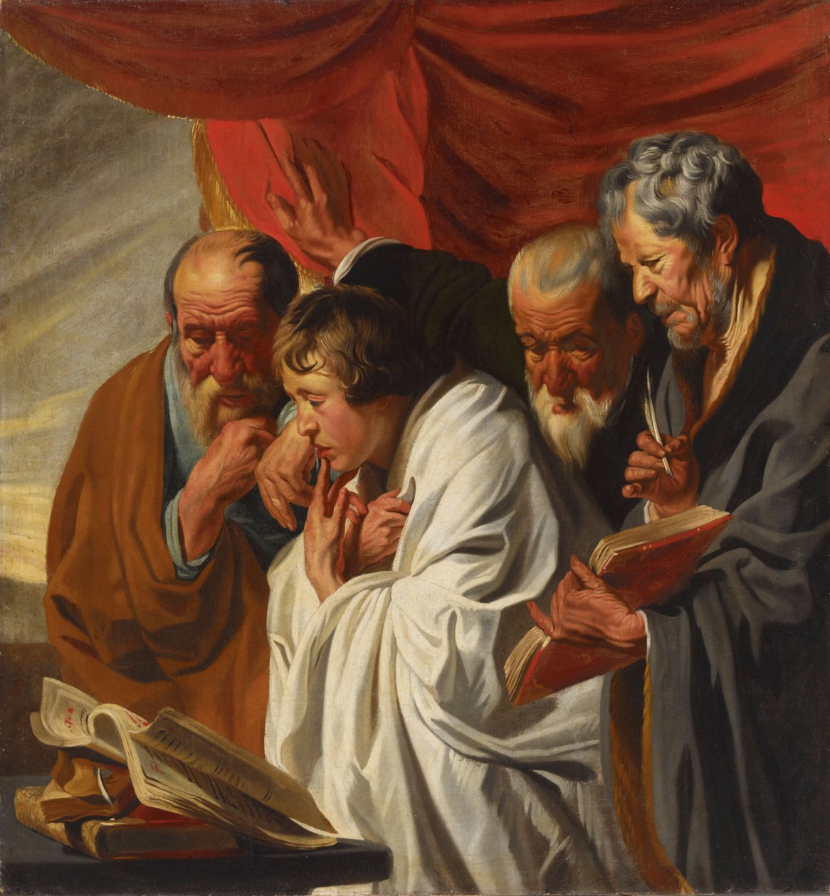 Čtyři evangelisté od Jacob Jordaens
