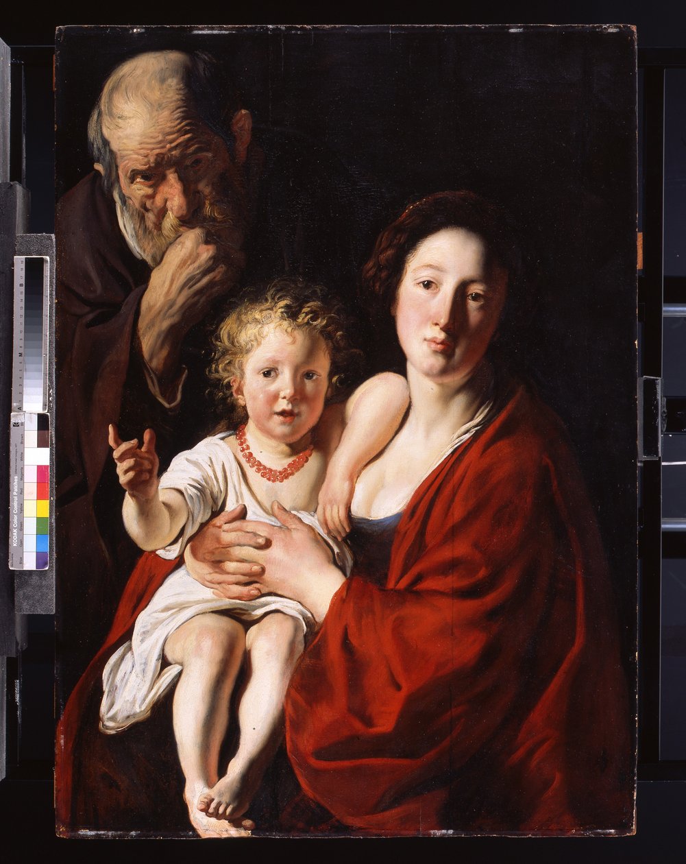 Svatá rodina od Jacob Jordaens