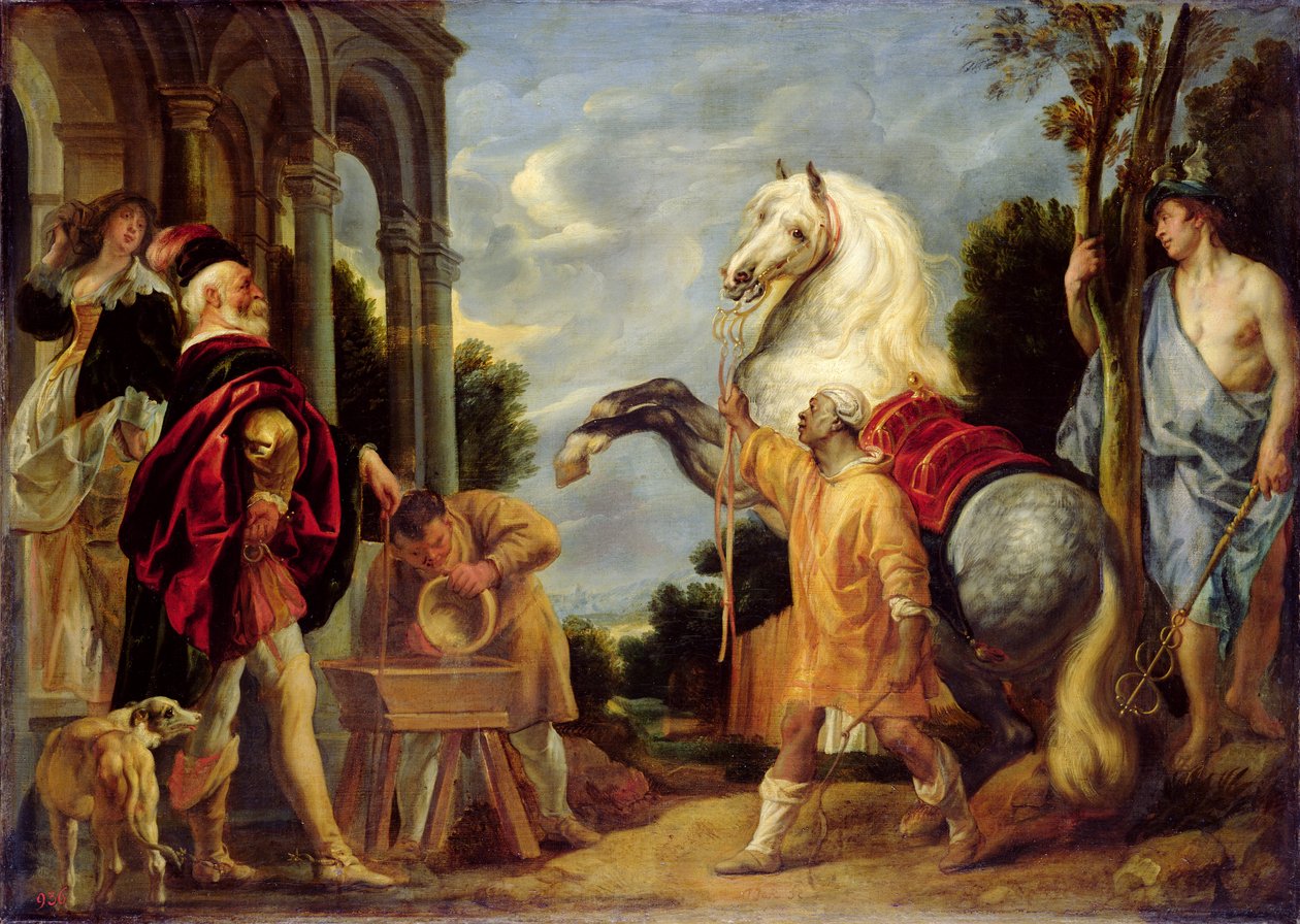 Masters Eye dělá koně tlustým od Jacob Jordaens