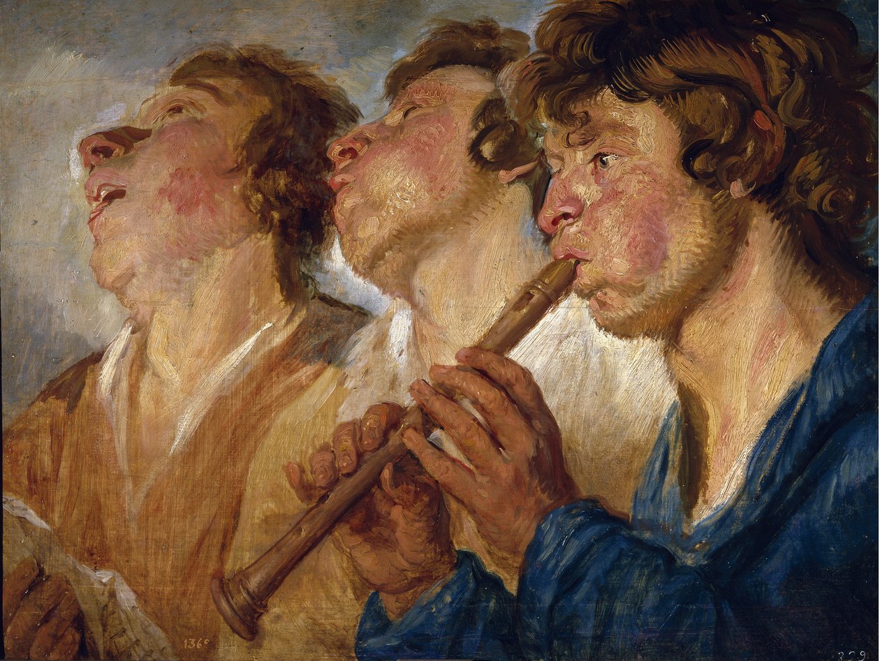 Tři buskeři od Jacob Jordaens
