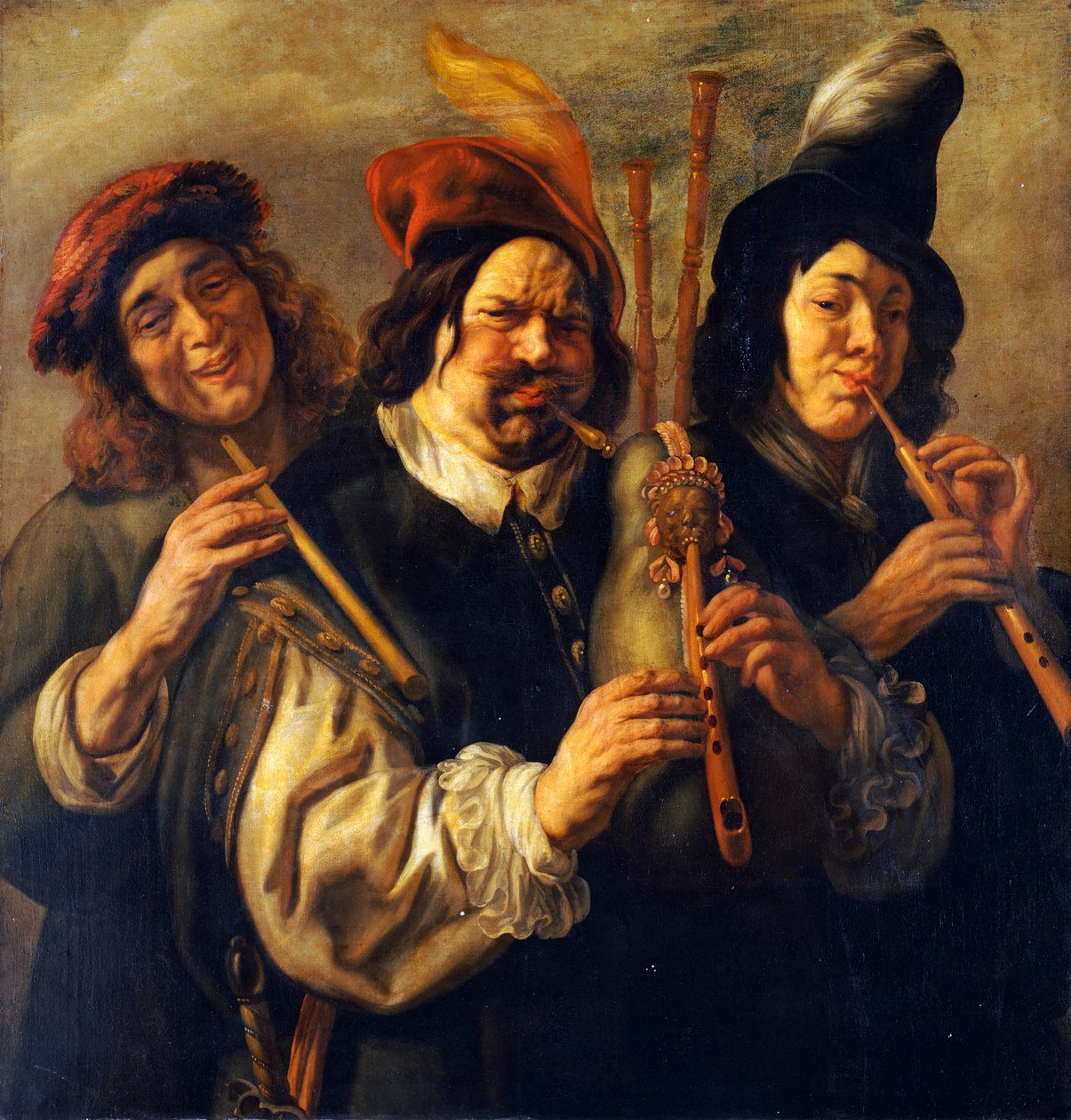 Tři hudebníci od Jacob Jordaens