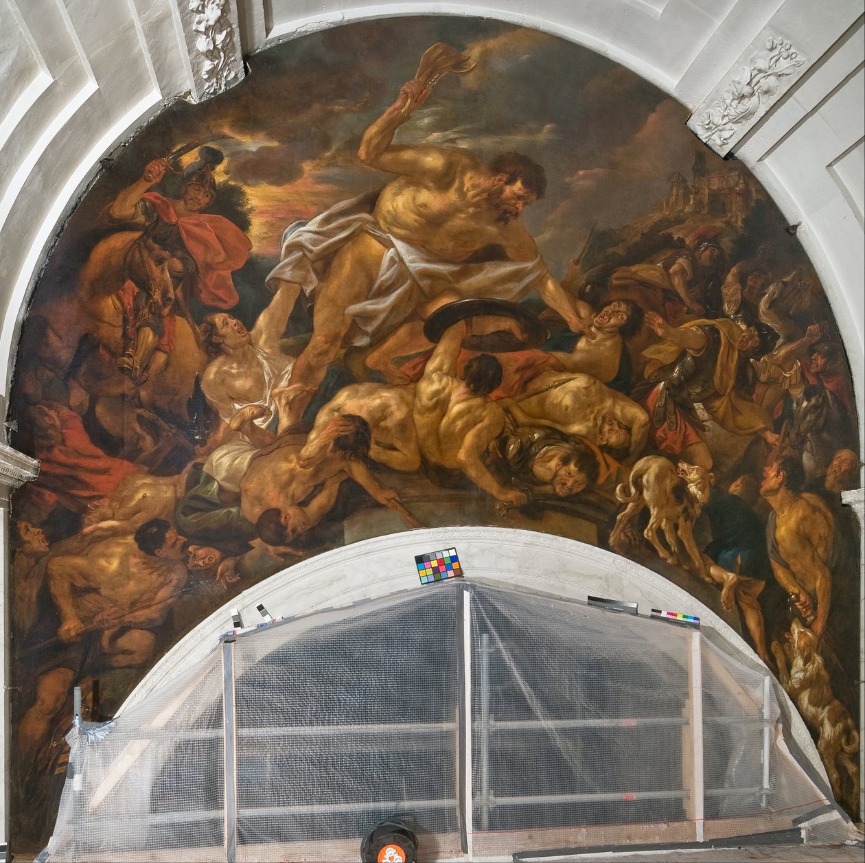 Samson porazí Filištíny od Jacob Jordaens the elder